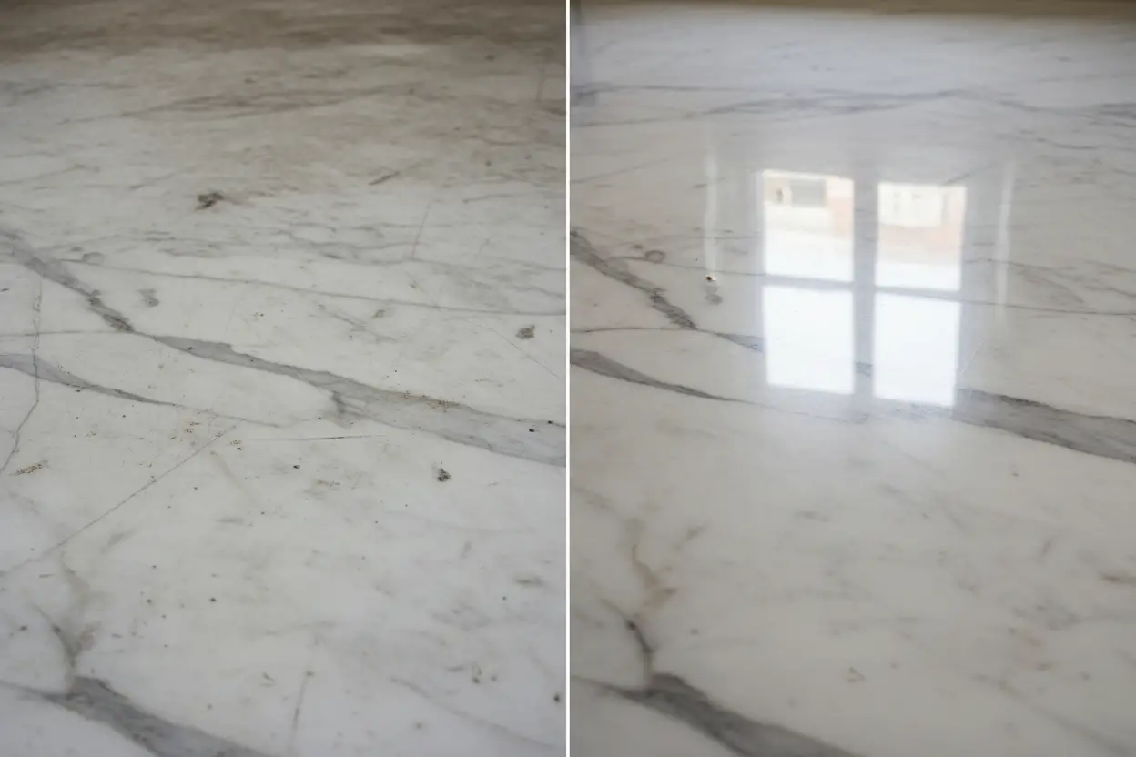 Exemple de finitions sur mesure pour marbre à Paris 17